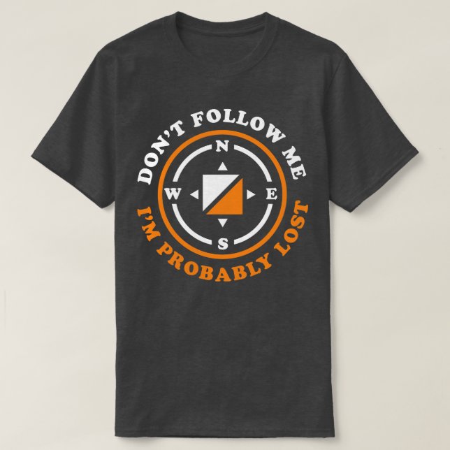 Ljuny Orienteering Gift följer inte med mig. T Shirt (Design framsida)