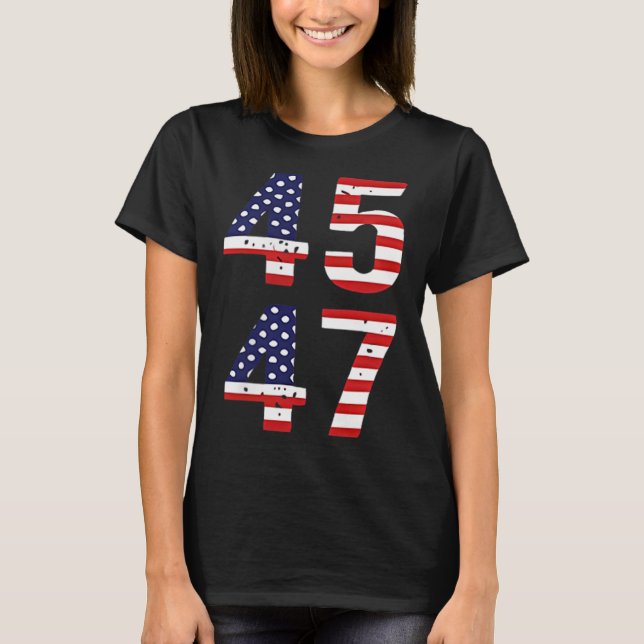 Ljuny Qr President Trump Dance Scan Me Code (på T Shirt (Framsida)