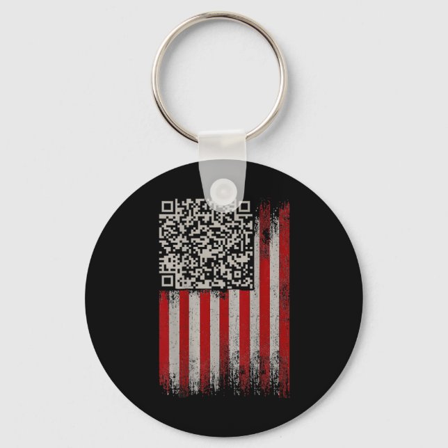 Ljuny Qr Trumps Dancing Dance Code Nyckelring (Framsida)