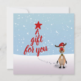 Ljuny Reindeer Julgran Gift Card