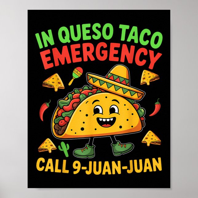 Ljuny sa Meme Cinco De Mayo Mexican Taco Fiest Poster (Framsidan)