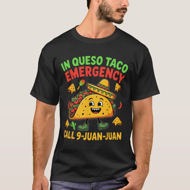 Ljuny sa Meme Cinco De Mayo Mexican Taco Fiest T Shirt (Framsida)