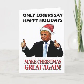 Ljuny Santa Donald Trump jul Helgkort