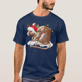 Ljuny Santa Råtta, Ljus Älskare Chri T Shirt