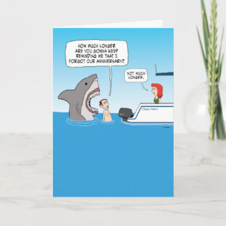 Ljuny Shark Revenge glömde årsdag Kort