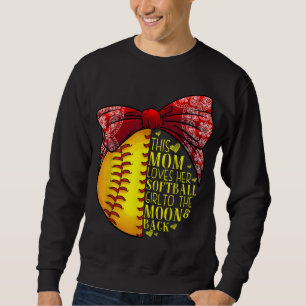 Ljuny Softball Gift Mamma Women Pitcher Catcher Gi Lång Ärmad Tröja