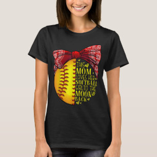 Ljuny Softball Gift Mamma Women Pitcher Catcher Gi T Shirt