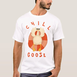 Ljuny sommarvakation Beach Chill Goose Simma ring T Shirt