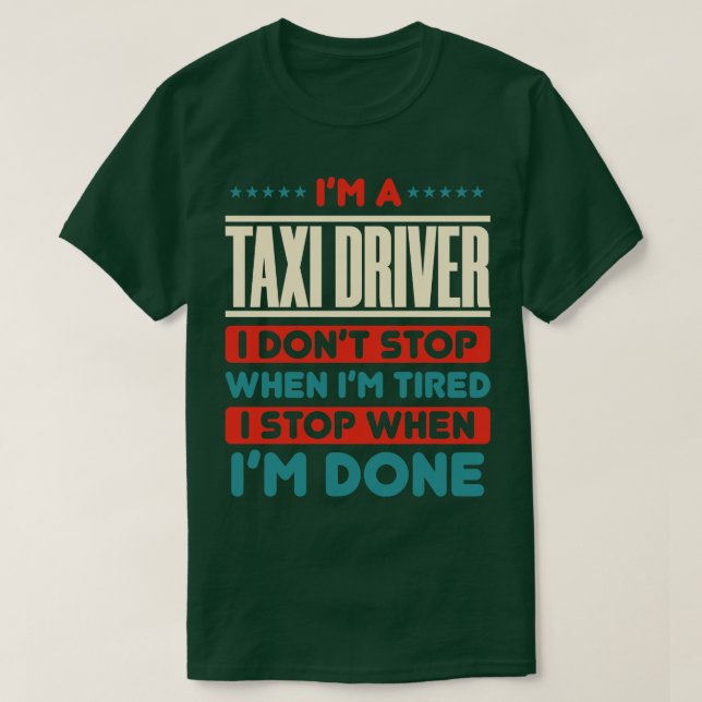 Ljuny Taxi-drivrutin T Shirt (Design framsida)