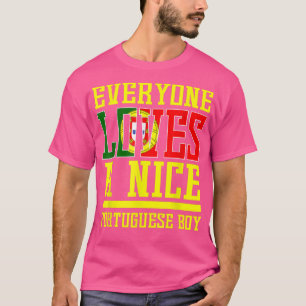 Ljuny trevlig portugisisk pojke Portugal Proud Mem T Shirt