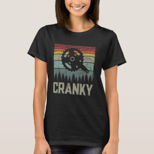 Ljuny Vintage Cranky Bike Bicycle Rider Cycling Lo T Shirt