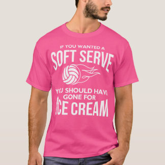 Ljuny Volleyball Soft  Ice Cream T Shirt