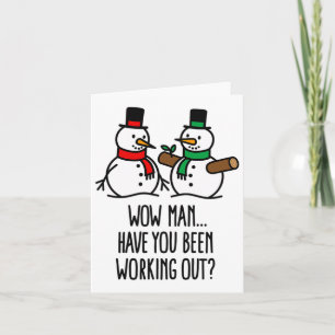 Ljunyj julklapp Gym Bodybuilding Workout Sno Kort