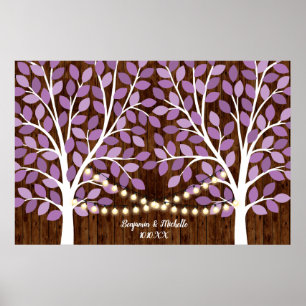 Ljus - 150 Namnteckning Guest Bok Alternative Poster