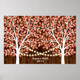 Ljus - 250 Namnteckning Guest Bok Alternative Poster