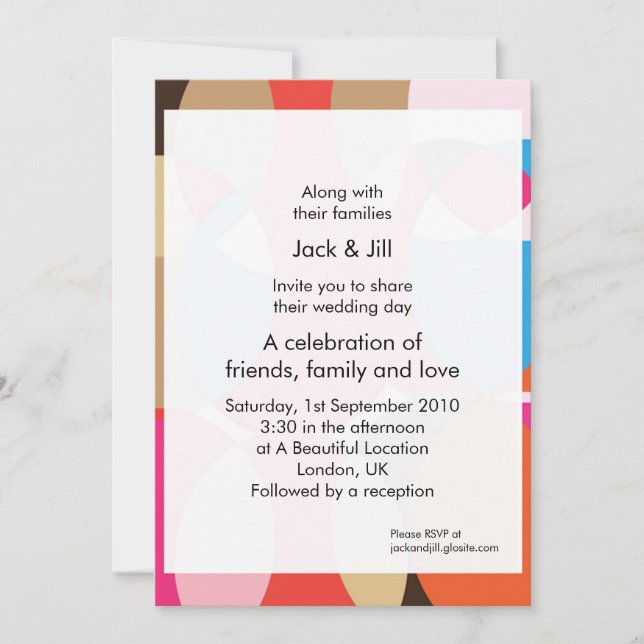 Ljus 5x7 inbjudningar (Framsida)