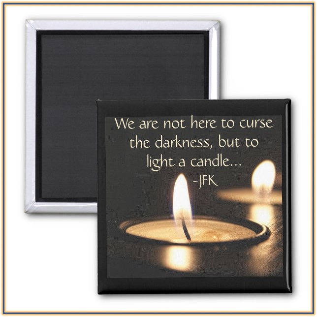 Ljus A Candle Magnet (Bookmark my store: https://www.zazzle.com/store/capricepetit?rf=238091145531749709)