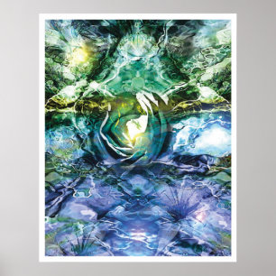 Ljus Abstrakt 1: Gift Poster