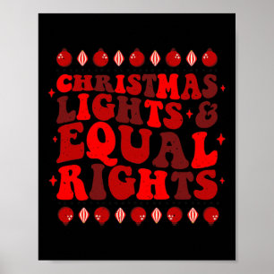 Ljus&ampa; feminist Pajama Pro-choi med lika Höger Poster