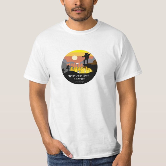 Ljus Angel Trail grand canyon T Shirt (Framsida)
