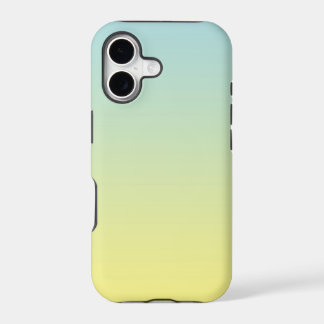 Ljus Aqua till Lemon Gul Ombre Gradient Design