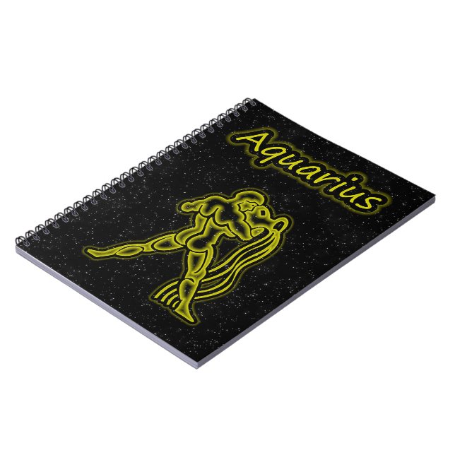 Ljus Aquarius Anteckningsbok (Vänstra Sidan)