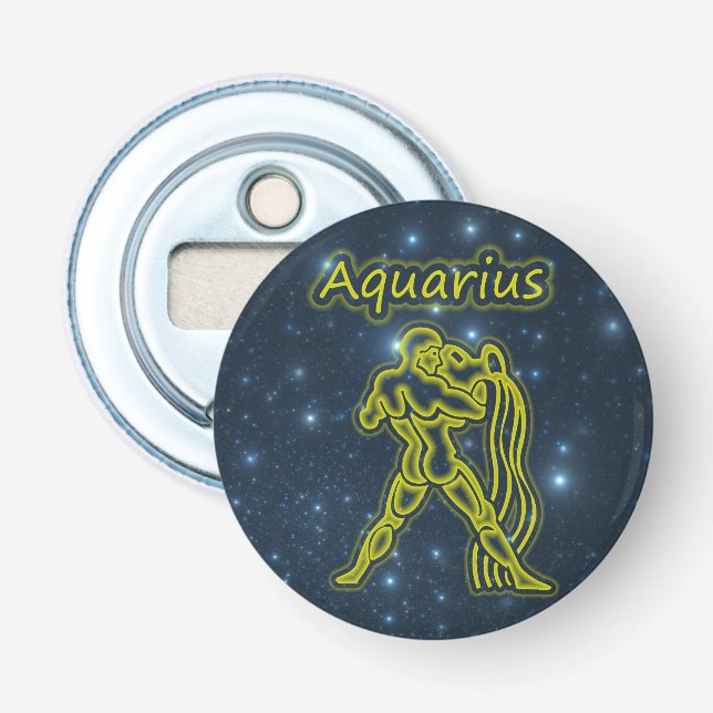 Ljus Aquarius Flasköppnare (Framsidan)