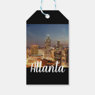 Ljus Atlanta Presentetikett