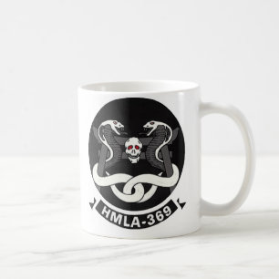 Ljus attack Squadron-369 för marin- helikopter Kaffemugg
