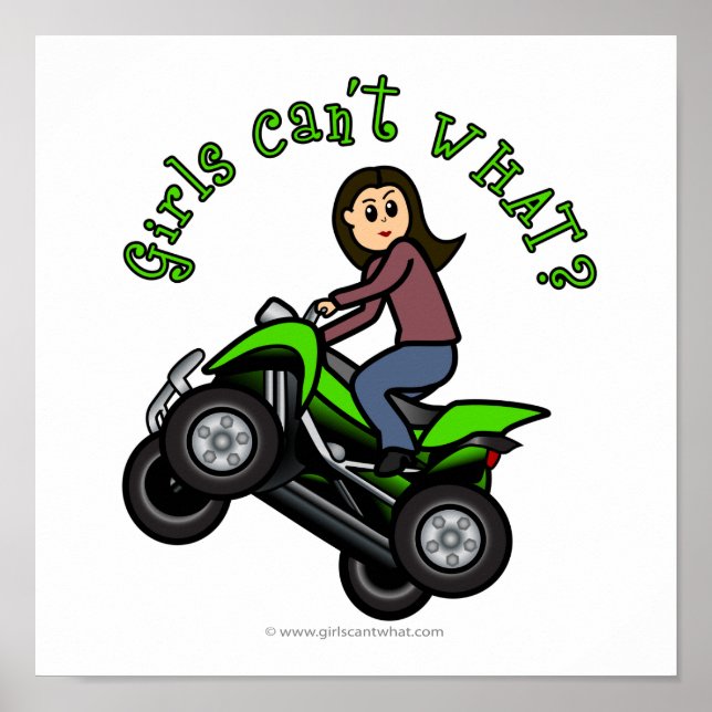 Ljus ATV | Fyra jaktflickor Poster (Framsidan)