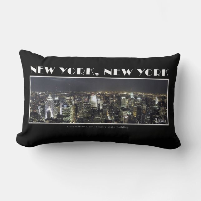 Ljus av New York City kudder Lumbarkudde (Framsida)
