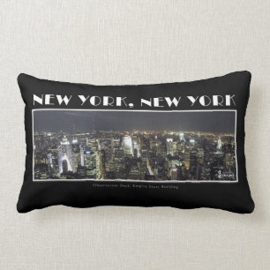 Ljus av New York City kudder Lumbarkudde