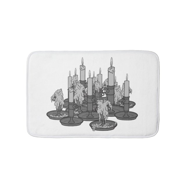 ljus badrumsmatta (Framsidan)