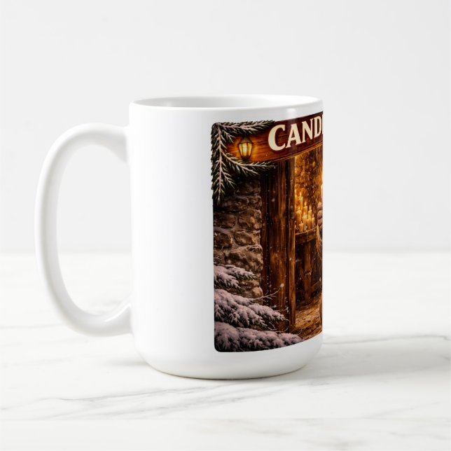 Ljus-beggarens isländska julläsare kaffemugg (Vänster)