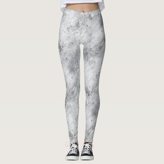 Ljus betongputsstruktur med slitage leggings (Framsida)