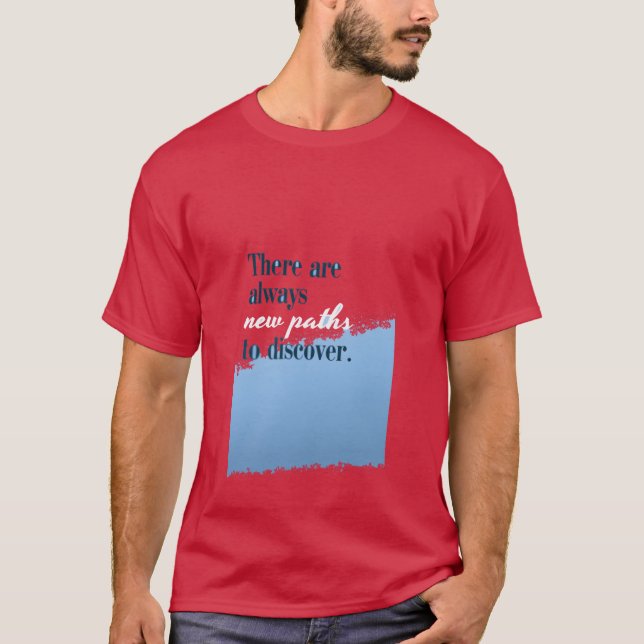 Ljus blå vit silver 80-tals estetik Citat frie T Shirt (Framsida)