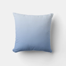 Ljus blåklintblå gradient kudde