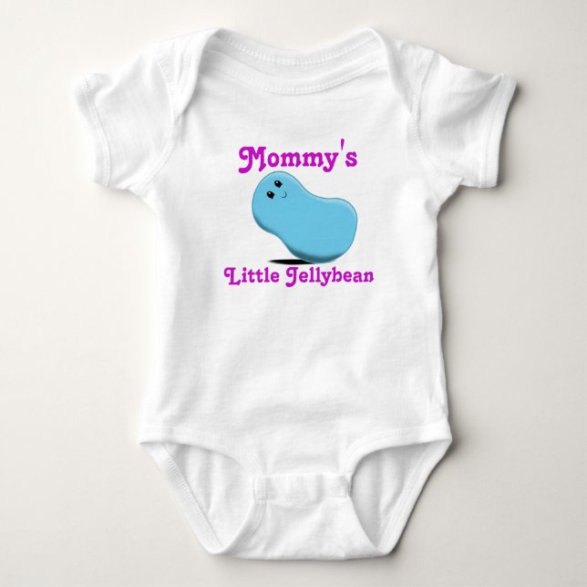 Ljus - blåttJellybeananpassningsbar lurar skjortan T-shirt (Framsida)