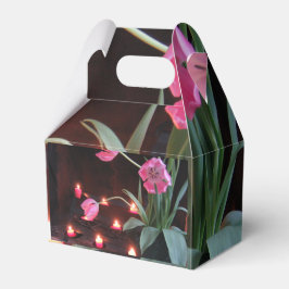 Ljus blomljusscen presentaskar