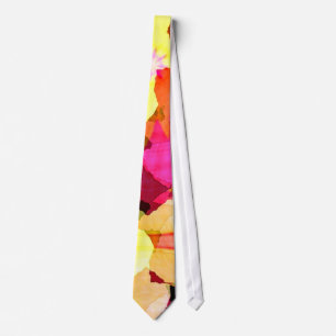 Ljus blommaTie Slips