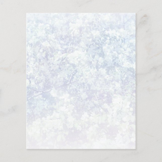 Ljus Blommig Textur Bakgrundsmall Flygblad (Framsidan)