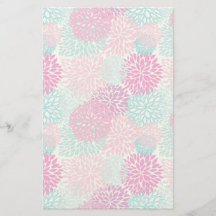Ljus Blommönster 2 Brevpapper