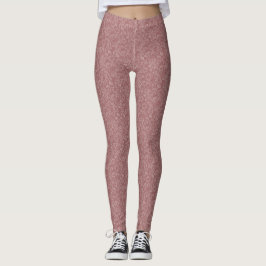 Ljus blomsterröd rosa leggings