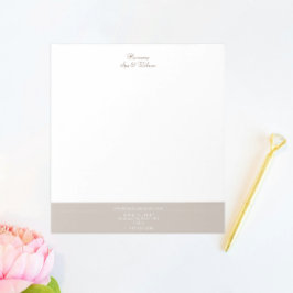 Ljus, Borste, Spa & Wellness Anteckningsblock