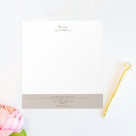 Ljus, Borste, Spa & Wellness Anteckningsblock