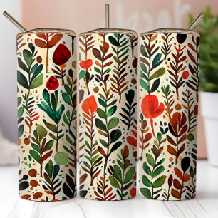 Ljus botanisk tryckt specialdesign klistermärken