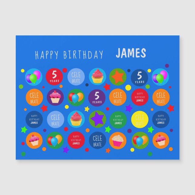 Ljus, brant och färgstark - alla åldrar Grattis på (Framsida)