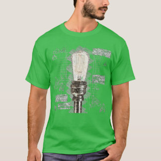 Ljus Bulb Diagram Electrician T Shirt