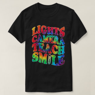 Ljus Camera Teach Smile Teacher T-Shirt ltsp