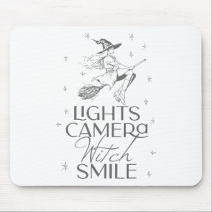 Ljus Camera Witch Smile Halloween Musmatta